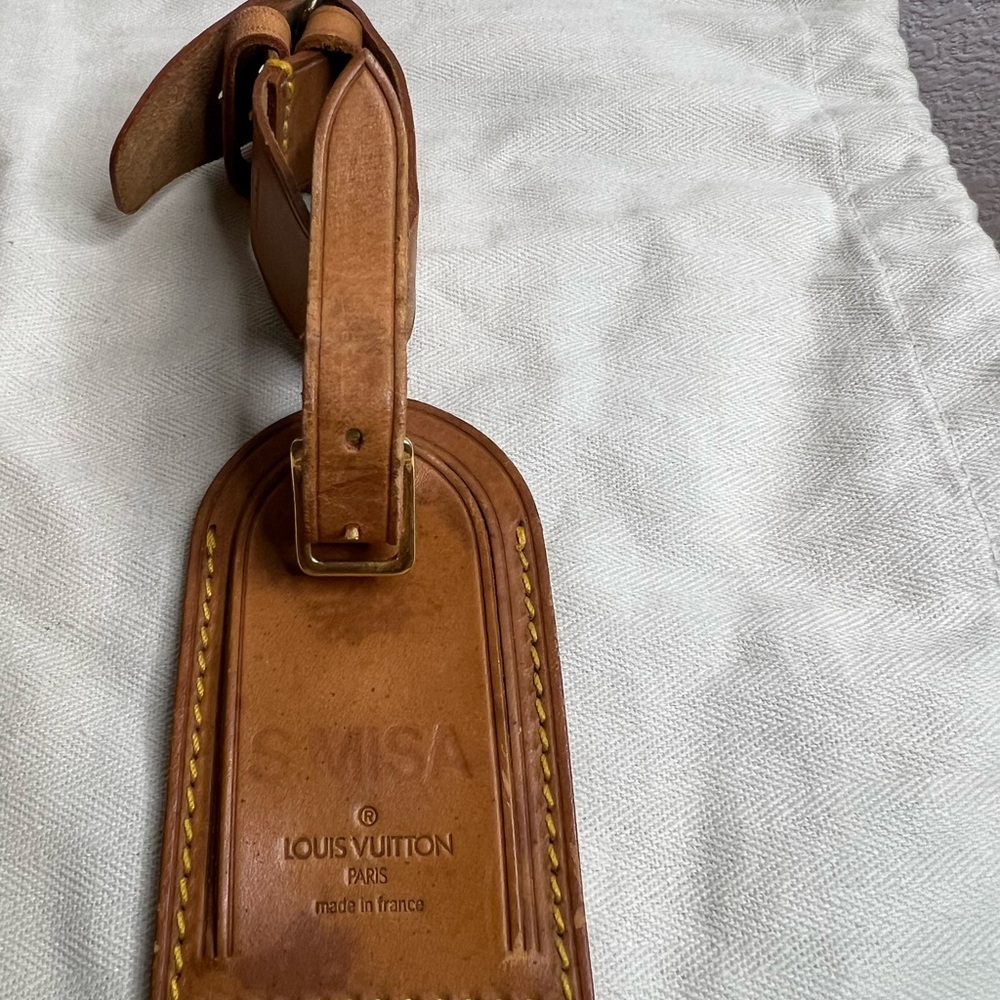 Louis Vuitton luggage tag